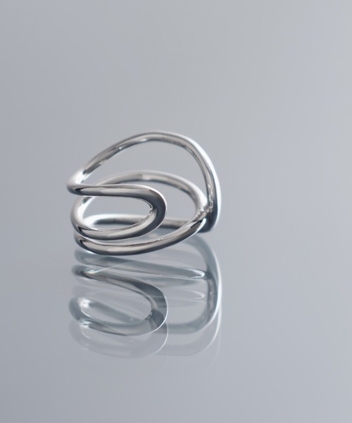 指輪 リング 「YArKA/ヤーカ」entwined curvaceous design ring 「ducube yuga2」 / 絡み合う曲線美デ 指輪