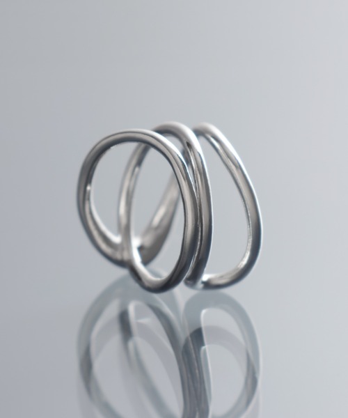 指輪 リング 「YArKA/ヤーカ」entwined curvaceous design ring 「ducube yuga2」 / 絡み合う曲線美デ 指輪