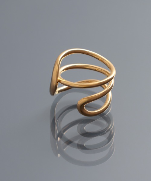 指輪 リング 「YArKA/ヤーカ」entwined curvaceous design ring 「ducube yuga2」 / 絡み合う曲線美デ 指輪