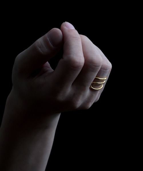 指輪 リング 「YArKA/ヤーカ」entwined curvaceous design ring 「ducube yuga2」 / 絡み合う曲線美デ 指輪