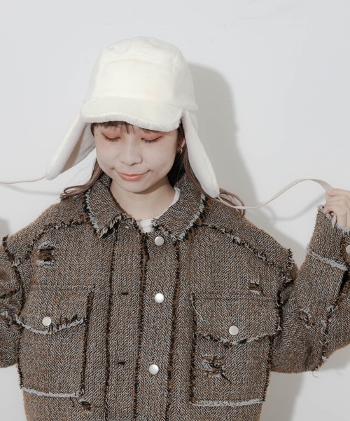 SMELLY キャップ 帽子 2WAYフライトキャップ レディース : ZOZOTOWN