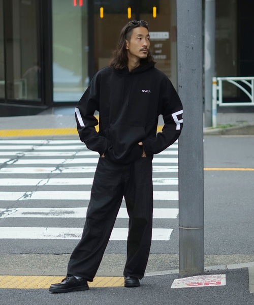 RVCA パーカー メンズ FAKE HD 「2024年秋冬モデル」/ルーカ