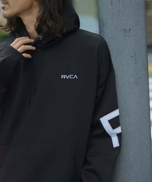 【RVCA】バックアートワーク パーカー ブラック / 送料無料 RVCA】バックアートワーク パーカー ブラック / 送料無料