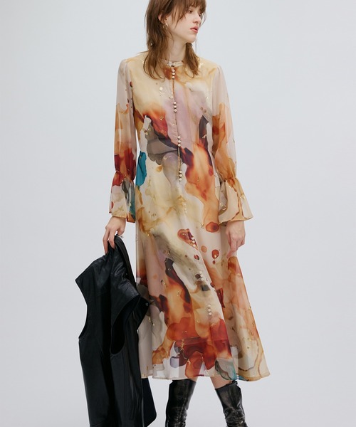 Ameri(アメリ) ドレス UNDRESSED AMELIA INK ART DRESS : ZOZOTOWN Ameri(アメリ) ドレス UNDRESSED AMELIA INK ART DRESS : ZOZOTOWN