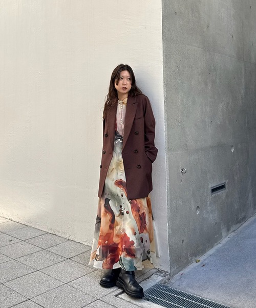 Ameri（アメリ） ドレス UNDRESSED AMELIA INK ART DRESS : ZOZOTOWN