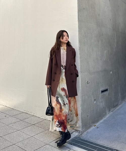 Ameri（アメリ） ドレス UNDRESSED AMELIA INK ART DRESS : ZOZOTOWN