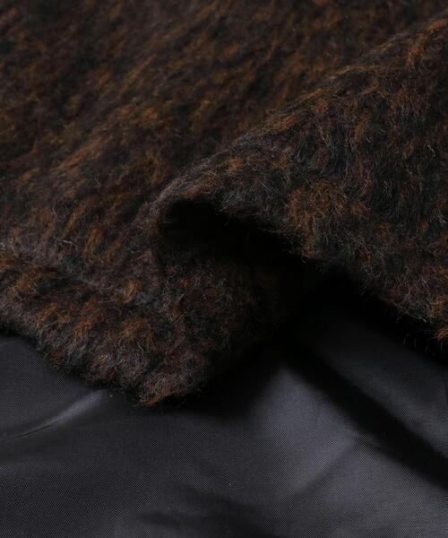 【新品未使用】aereシャギージャケットコート ITEMS URBANRESEARCH コート アウター ミックスシャギージャケット