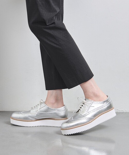 ユナイテッドアローズ　オックスフォードシューズ　レースアップ　厚底　未使用 UNITED ARROWS フォーマルシューズ レースアップ