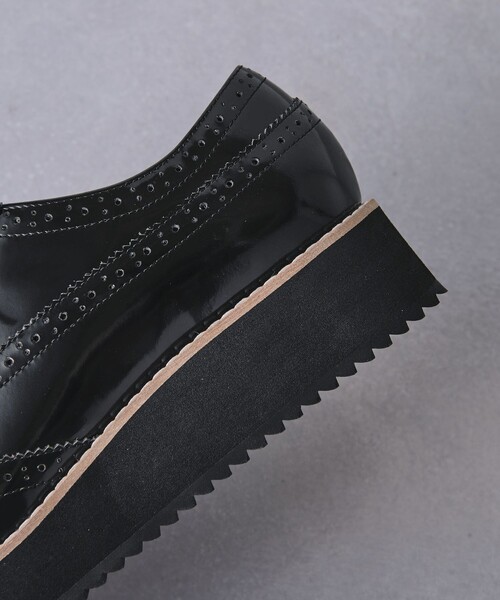 ユナイテッドアローズ　オックスフォードシューズ　レースアップ　厚底　未使用 UNITED ARROWS フォーマルシューズ レースアップ
