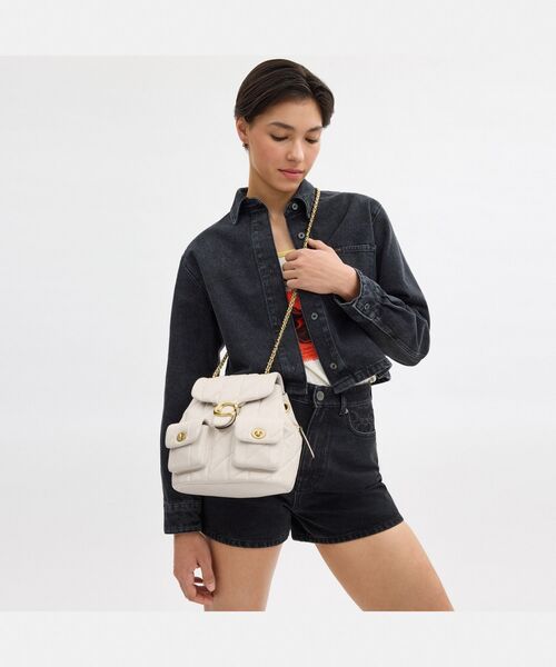 COACH デイバック リュック タビー バックパック・キルティング