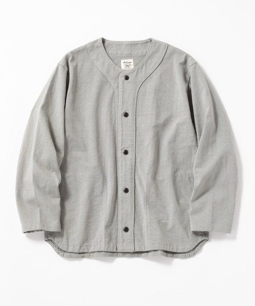 新品　ジャックマン　カラーレスジャケット JM8415PD カーディガン Jackman（ジャックマン）Wool Collarless Jacket – Daily Blog