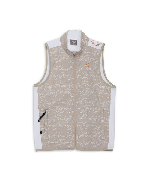 【未使用】プーマゴルフ　中綿フルジップダウンジャケット　グレー　L 中古・古着通販】PUMA (プーマ) ゴルフウェア(トップス) グレー