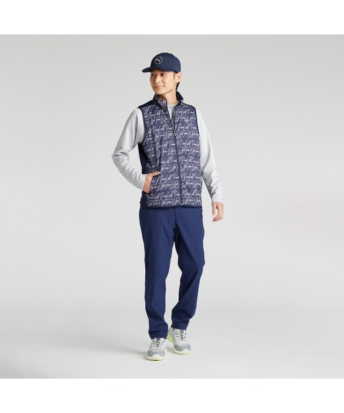 PUMA プーマ　ジャケット ベスト 2way　ゴルフウェア ゴルフ　ホワイト PUMA プーマジャケット ベスト 2wayゴルフウェア ゴルフホワイト
