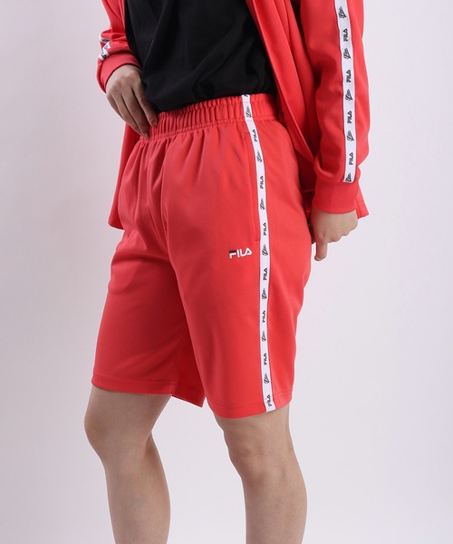 FILA(フィラ)★LADY'S_ピンタックハーフパンツ_2色 FILA パンツ テープ付き ジャージ ハーフパンツ レディース
