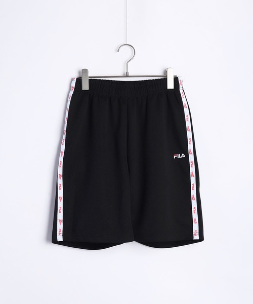 FILA（フィラ） パンツ テープ付き ジャージ ハーフパンツ レディース