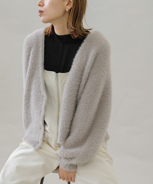 「URBAN RESEARCH Sonny Label」 ニットカーディガン FREE ミント レディース_画像2