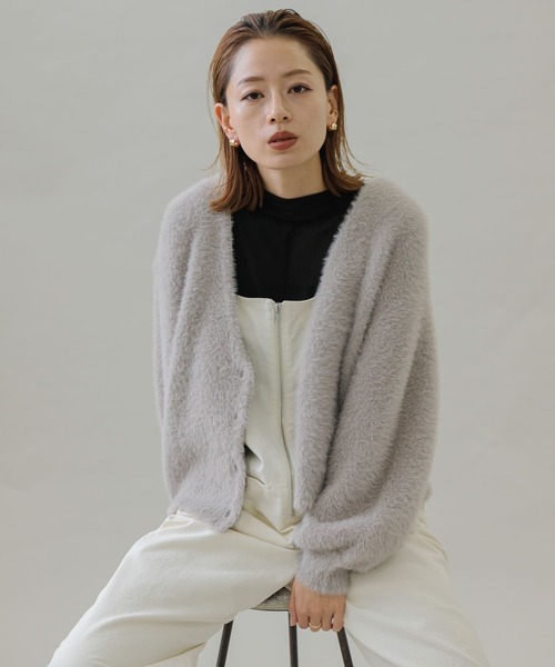 「URBAN RESEARCH Sonny Label」 ニットカーディガン FREE ミント レディース_画像3