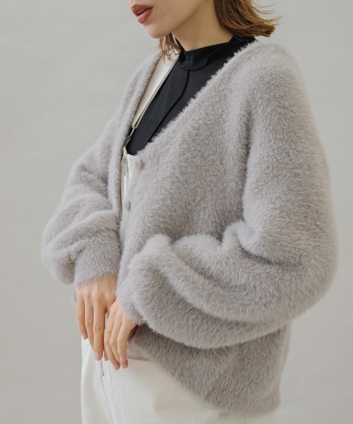 「URBAN RESEARCH Sonny Label」 ニットカーディガン FREE ミント レディース_画像6