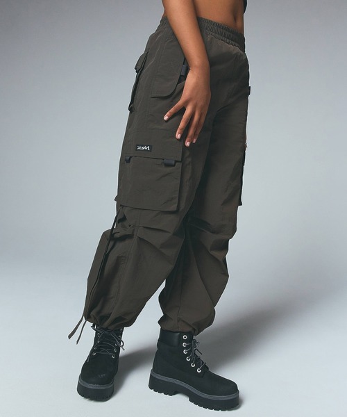 X-girl カーゴパンツ TECH WIDE CARGO PANTS レディース メンズ