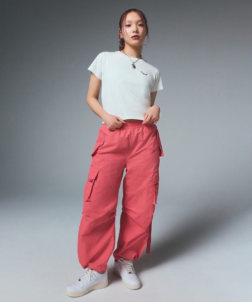 X-girl カーゴパンツ X-girl カーゴパンツ TECH WIDE CARGO PANTS レディース メンズ