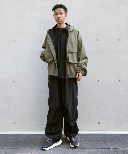 NUMERALS（ヌメラルズ） シャツ 「NUMERALS」ライトシェルロングシャツ