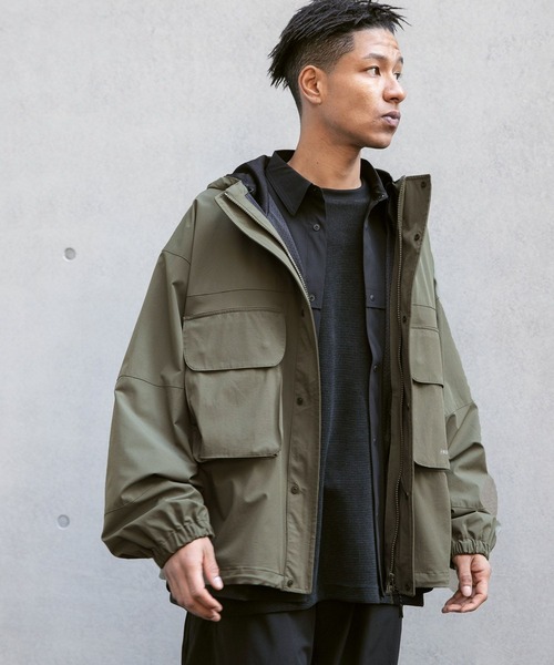 NUMERALS（ヌメラルズ） シャツ 「NUMERALS」ライトシェルロングシャツ