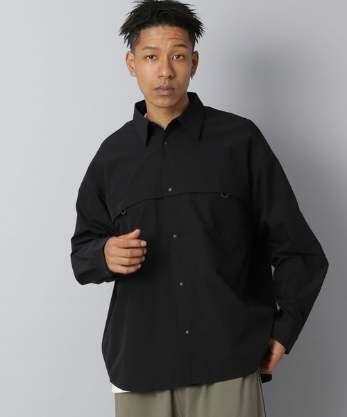 NUMERALS（ヌメラルズ） シャツ 「NUMERALS」ライトシェルロングシャツ