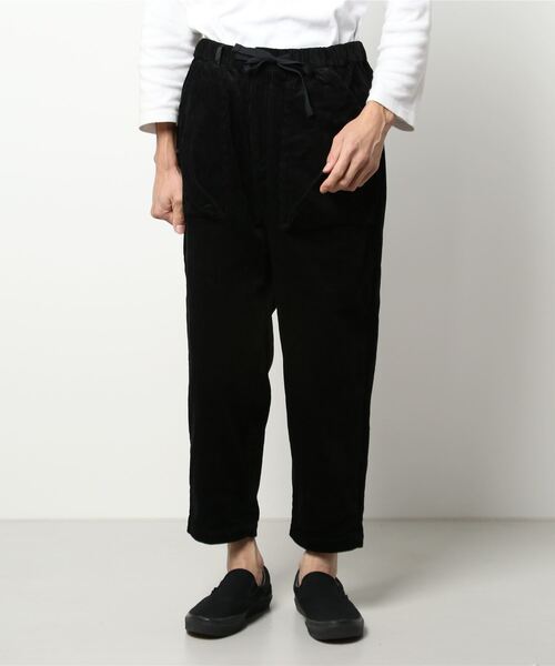「MANASTASH」 コーデュロイパンツ LARGE ダークブラウン メンズ_画像2