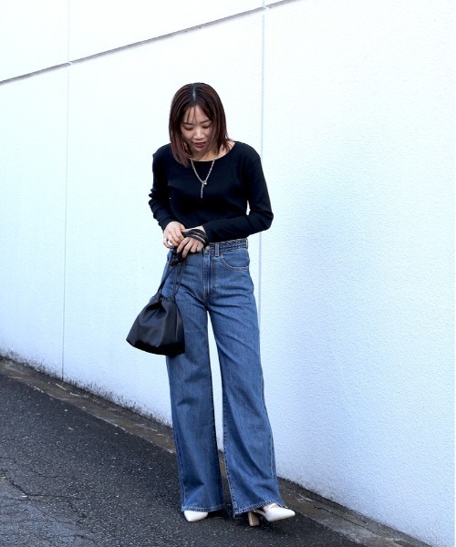 ＜Levis＞RIB CAGE ワイド デニムパンツ 国内EXCLUSIVE】＜Levis＞RIBCAGE ワイド デニムパンツ