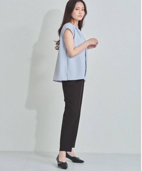 ブラウス シャツ WEB限定 2025春夏新作 フロントタックフレンチスリーブブラウス レディース MISCH MASCH ブラウス シャツ WEB限定 2025春夏新作 フロント