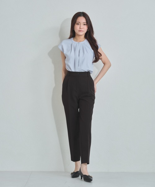 ミッシュマッシュ MISCH MASCH 2025春夏新作 フロントチェーンブラウス/MM518105 （BLACK） ミッシュマッシュ MISCH MASCH 2025春夏新作 フロントチェーン