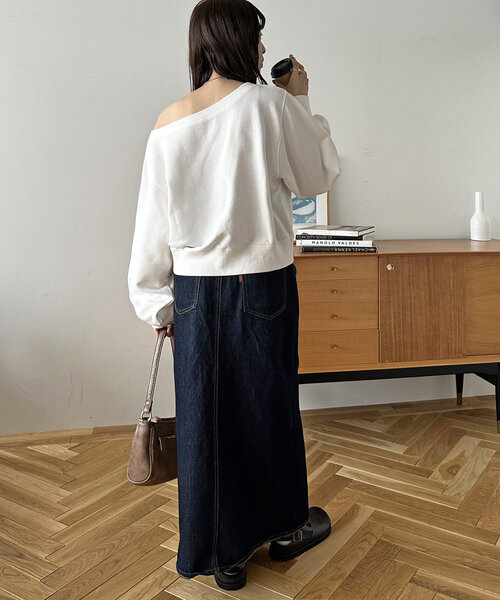 [DISCOAT] тренировочный cut and sewn MEDIUM серый женский 