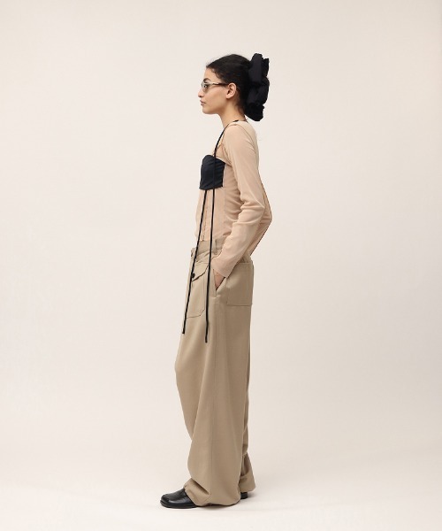 カットソー(長袖+七分) LEINWANDE  Mesh Combination Top leinwande（ラインヴァンド） tシャツ Mesh Combination Top
