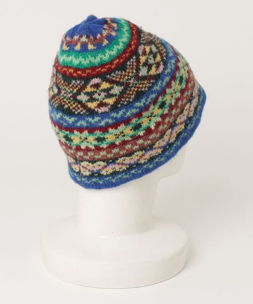 「Jamieson's of Shetland」 ビーニー - ブルー メンズ_画像2