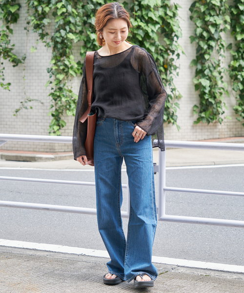 Spick&S pan 手洗い可 / メッシュリネンルーズプルオーバー Spick＆Span 「追加2」手洗い可 / メッシュリネンルーズプル