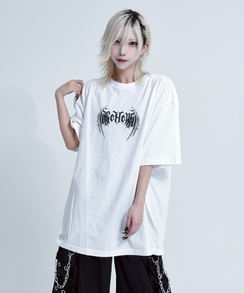 REFLEM レフレム オーバーサイズ ドライフォトTシャツ 昇華プリントTEE REFLEM tシャツ Tシャツ 「REFLEM/レフレム」ラバープリントT