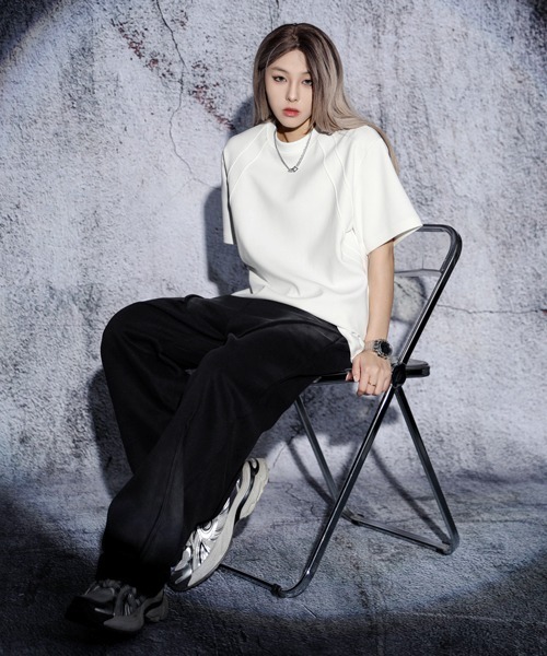 EFFECTION スウェットパンツ ジャージ EFFECTION // vintage wash wide