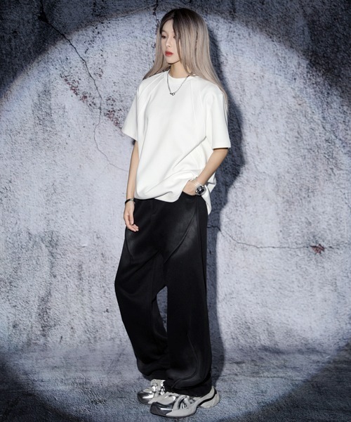 EFFECTION スウェットパンツ ジャージ EFFECTION // vintage wash wide