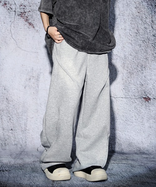 EFFECTION スウェットパンツ ジャージ // vintage wash wide