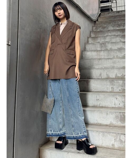 MURUA ワンピース 2wayカットオフミニワンピース : ZOZOTOWN