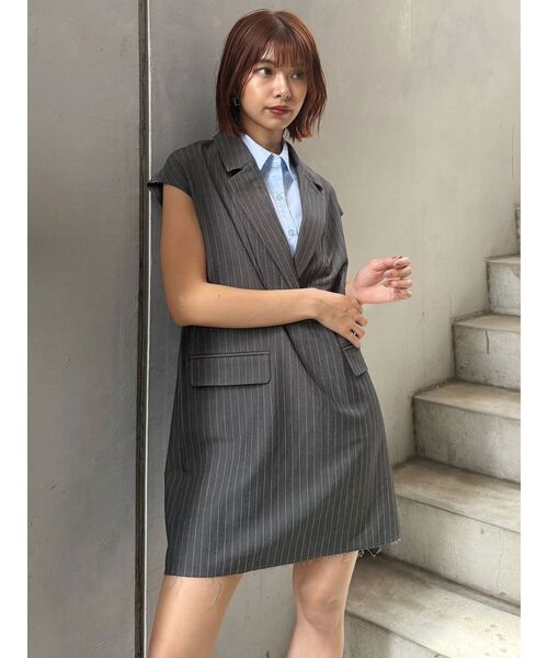 キャンバスミニワンピース MURUA ワンピース 2wayカットオフミニワンピース : ZOZOTOWN