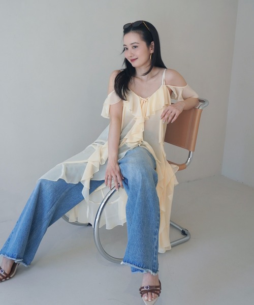 eimy istoire ジーンズ デニム デニムパンツ ワイドデニム