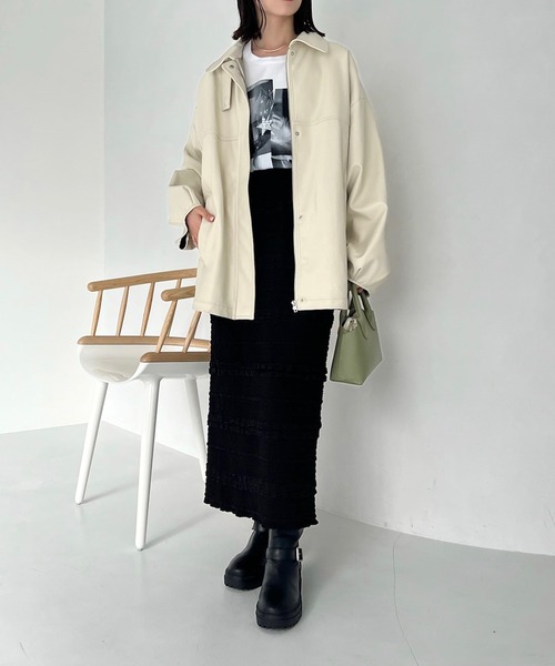 mystic アウター アイボリー 01 mystic（ミスティック） ジャケット 1