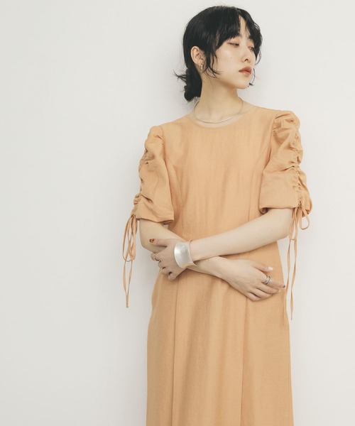 KBF（ケービーエフ） ワンピース 「2サイズ展開」ドロストスリーブ
