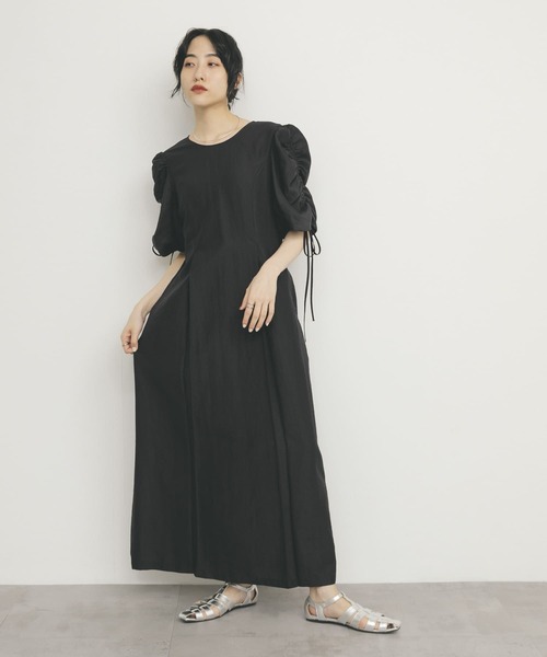 KBF（ケービーエフ） ワンピース 「2サイズ展開」ドロストスリーブ