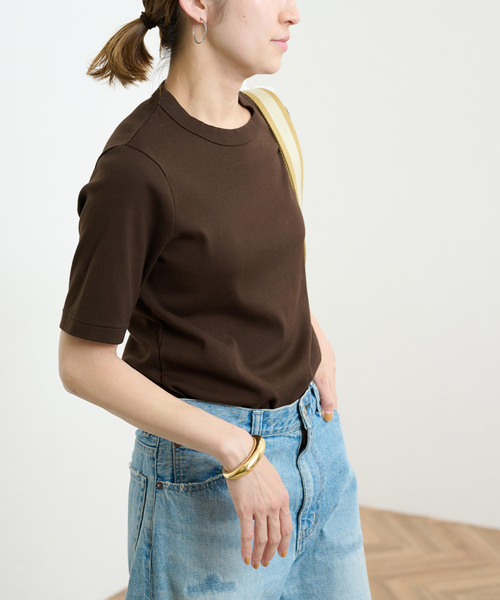 タグ付き新品未使用FRAMEWORK ギザコットンコンパクトTEE FRAMeWORK tシャツ 「追加」ギザコットンコンパクトTEE