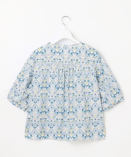 【洗える】LIBERTY ボートネック ブラウス ブラウス シャツ 「洗える」LIBERTY ボートネック レディース