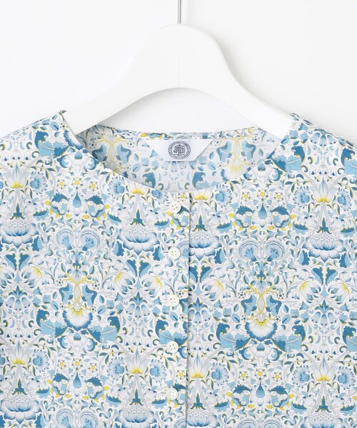 ブラウス シャツ 「洗える」LIBERTY ボートネック レディース