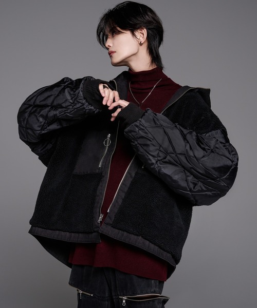 ADRER 「ADRER」 ジップアップブルゾン LARGE ホワイト メンズ