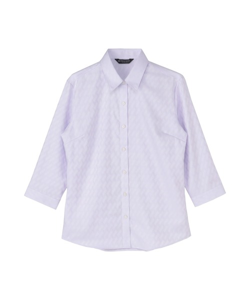 フォーマル ブラウス シャツ 形態安定ノーアイロン レギュラー 7分袖ビジネスワイシャツ レディース | BRICK HOUSE by TOKYO SHIRT